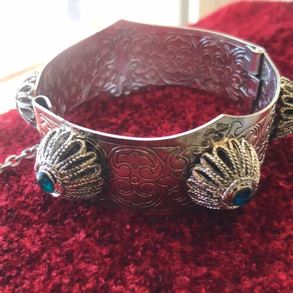 Vintage Navajo silver bangle bracelet